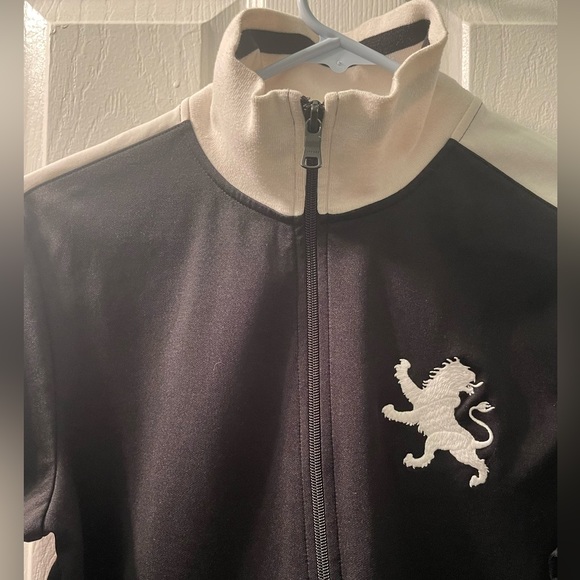 Express zip up sweater, black and white, size Men Small - Picture 6 of 6